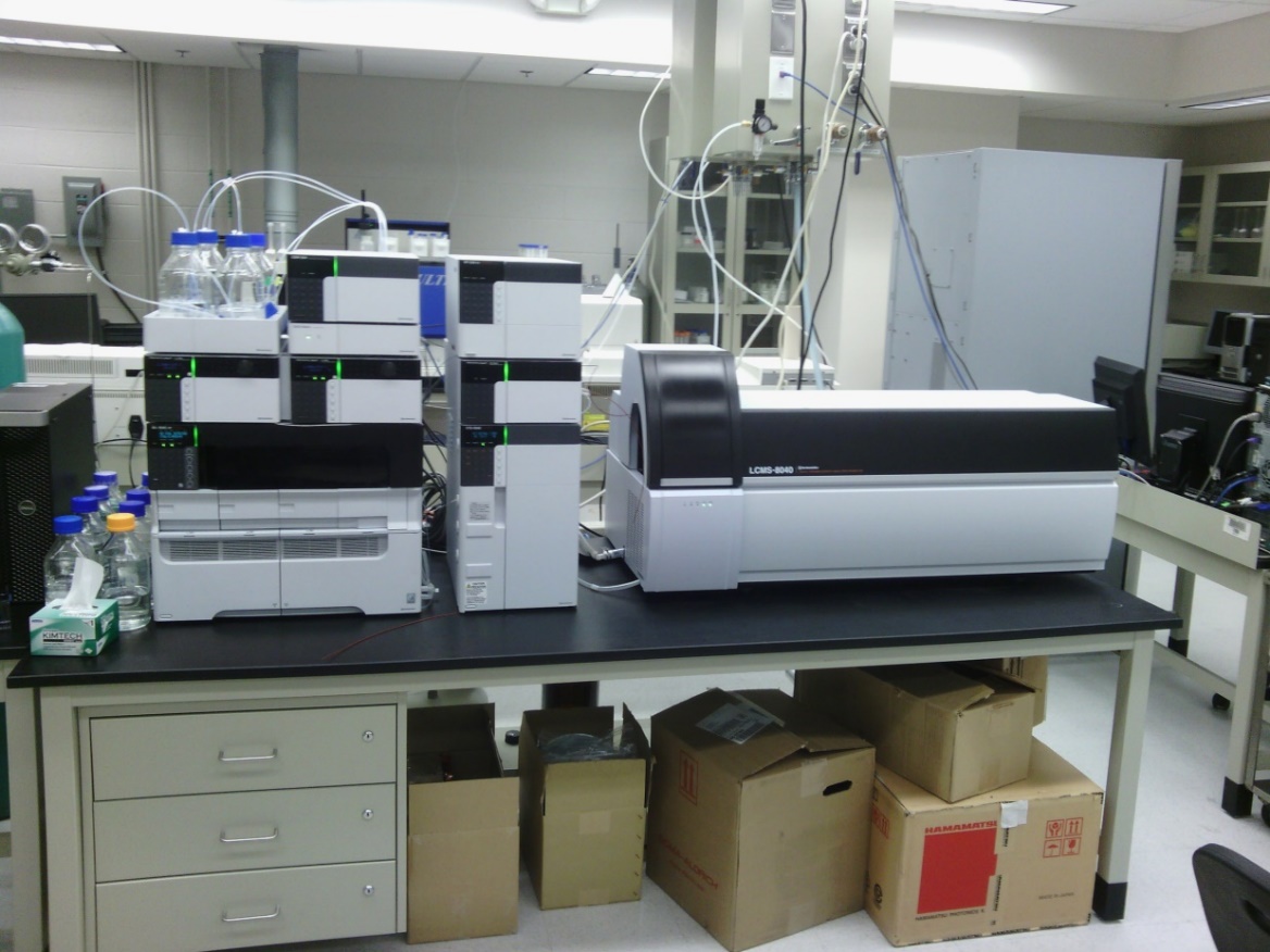 Shimadzu 8040 LC-Triple Quadrupole MS with PDA and fluorescence detection